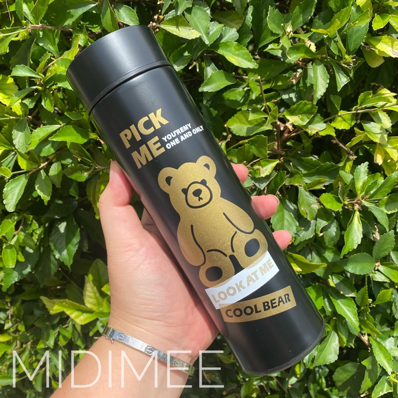 COD-Botol Tumblr Botol Termos Stainless Steel Dengan Warna Gradasi Lucu