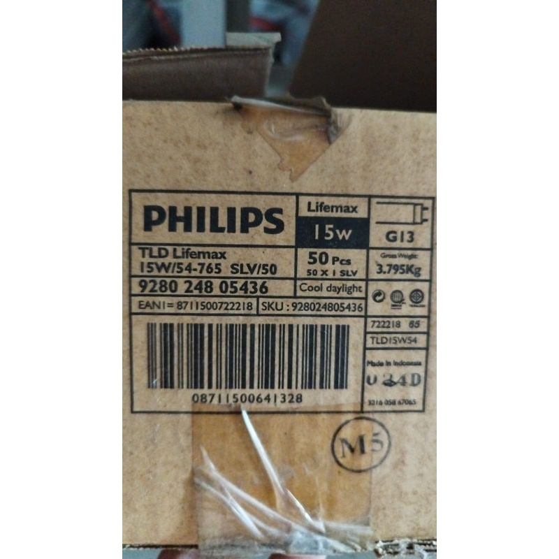 Kap Lampu Philips Philip Neon LIFEMAX TL 10 watt 15 W 18W TL Rumah Lampu Sonora