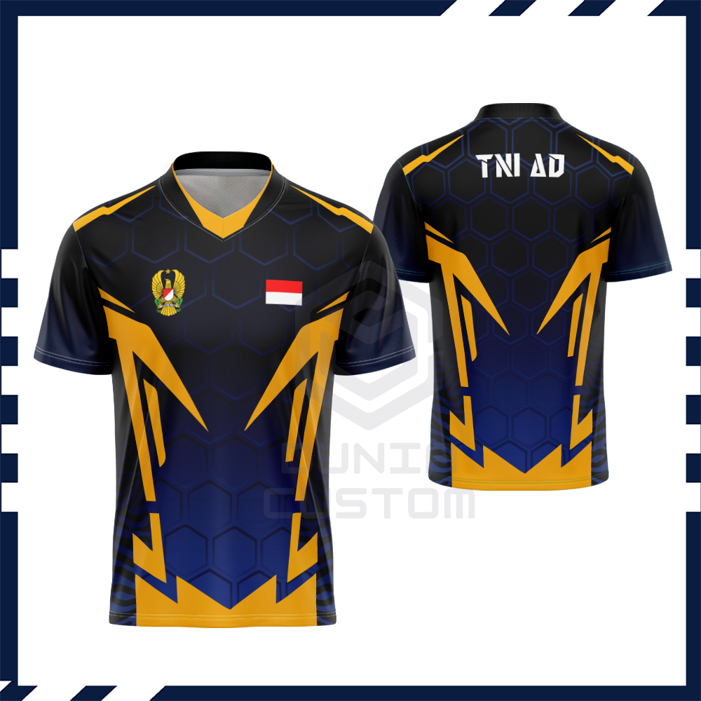 Kaos Tni AD || Baju Kaos Jersey Pria TNI AD Fullprint ||  Jersey TNI-AD || kaos jersey TNI AD