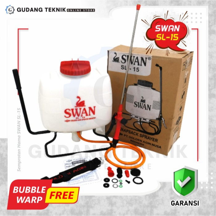 Alat Semprot Semprotan Hama Sprayer Hama MANUAL 15 Liter SL15 SWAN / Sprayer Obat Hama Gendong MANUAL 15 Liter SL 15 SWAN