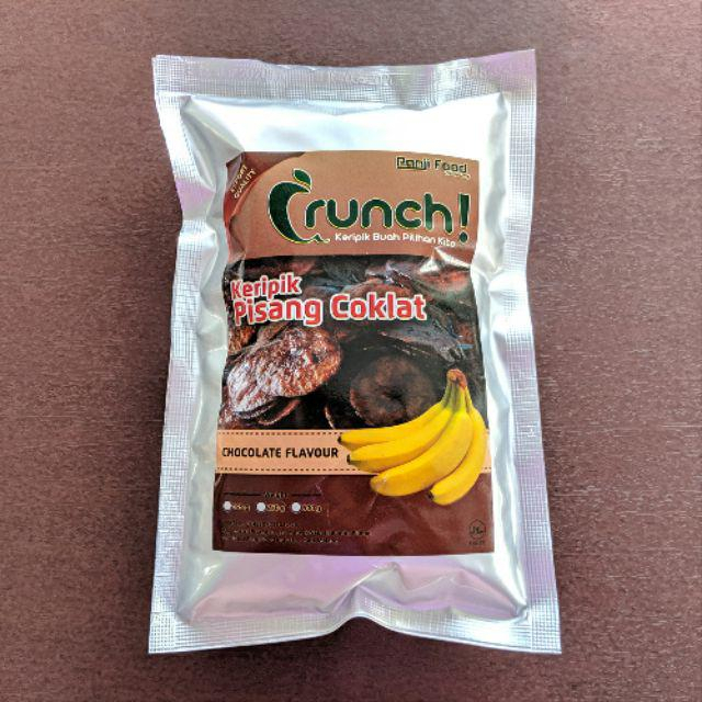 Keripik Buah Pisang Coklat 90gr / 100% Asli Malang / Chocolate Banana Chips