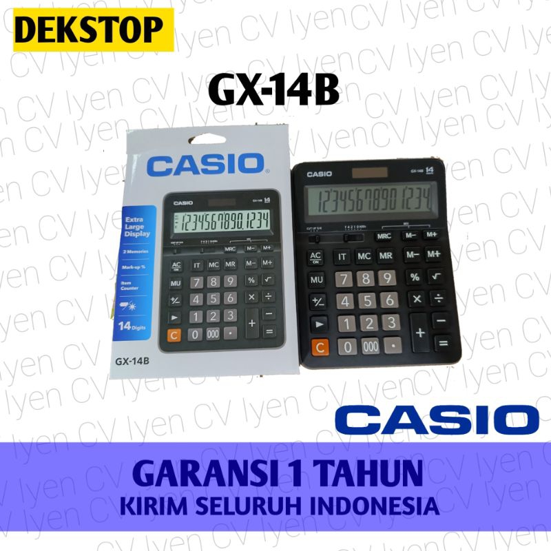 

kalkulator Dekstop Casio GX-14B / Casio GX 14B / casio gx 14b / kalkulator casio