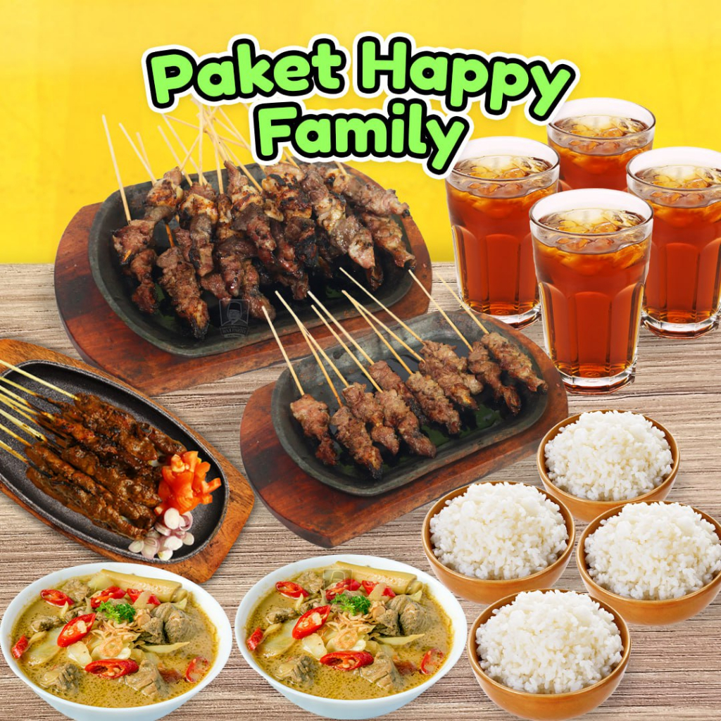 

Paket Happy Family Sate Kambing Muda Balibul Khas Tegal Haji Parto