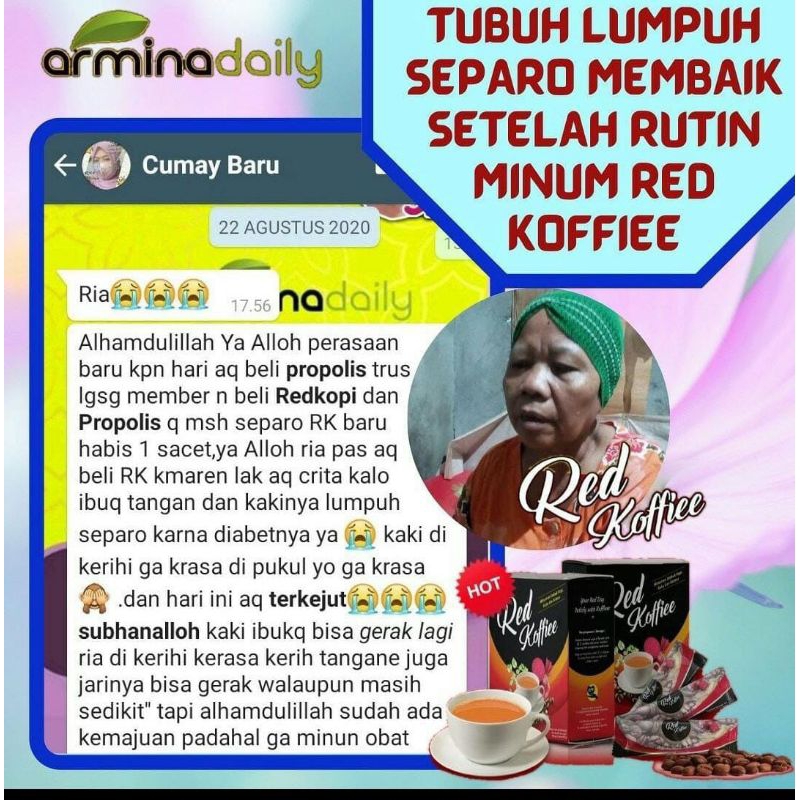 Red coffe untuk 1box (10pcs)