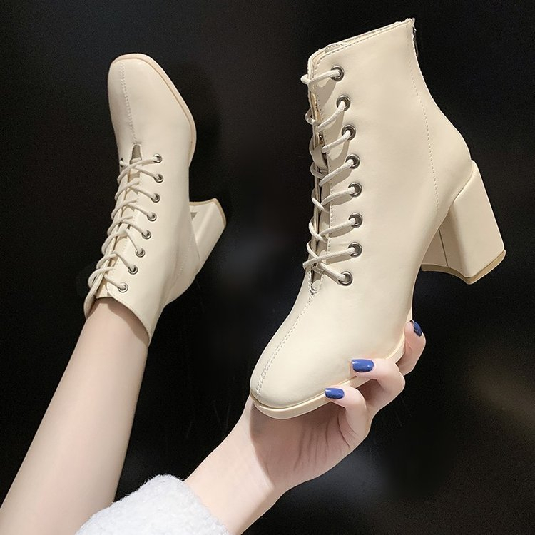 ✅PINKEY P165 Sepatu Boots Import Murah Wanita Terkini Flat Korea Model Tali