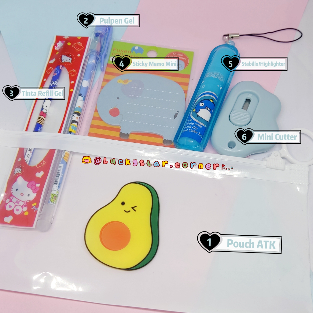 

Paket Alat Tulis "THE SHOPPER" (6in1)