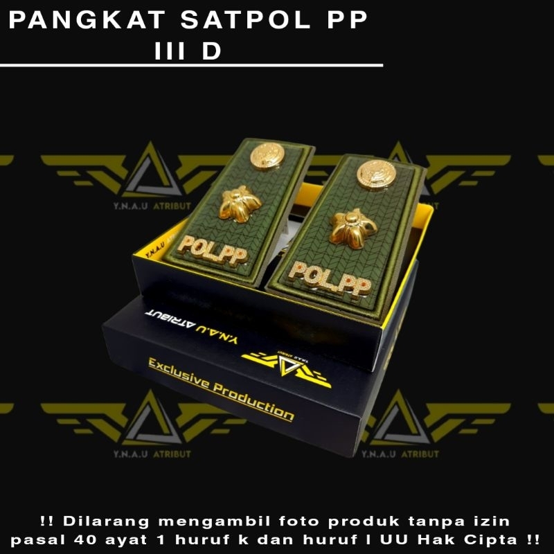 PANGKAT SATPOL PP 3D EXCLUSIVE