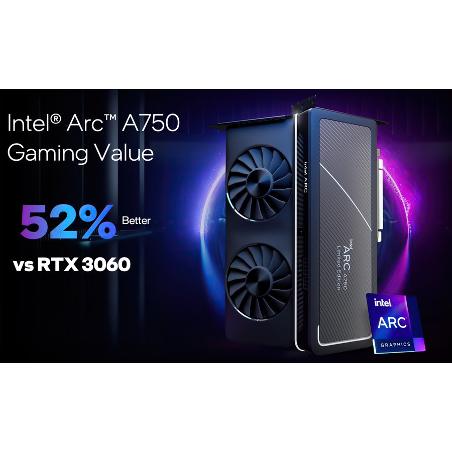 VGA CARD Intel Arc A750 Limited Edition 8GB GDDR6