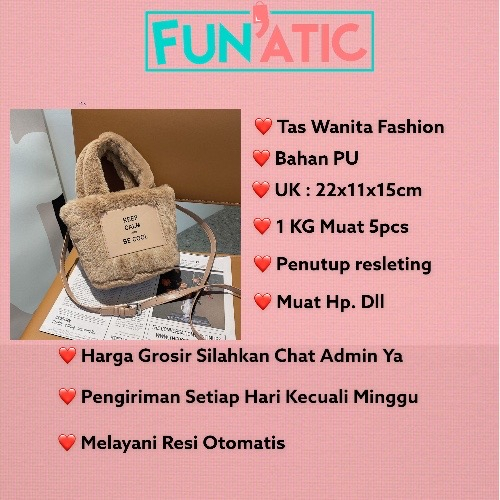 Funatic Tas Selempang Wanita Import Terbaru Motif Kekinian Fashion Korea FA1091