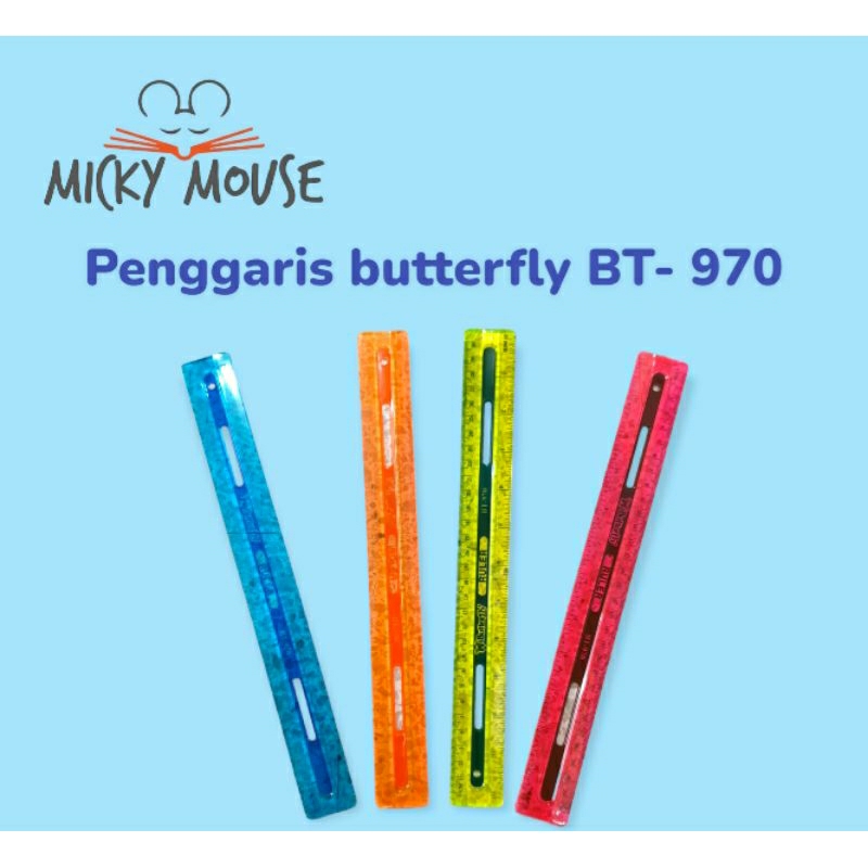 

penggaris butterfly 30 cm BT-970