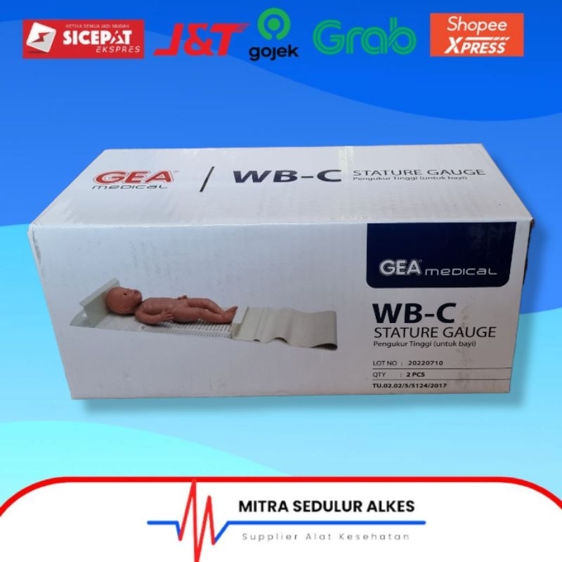 Alat Ukur Panjang Bayi WBC GEA Statur Meter Bayi WB C