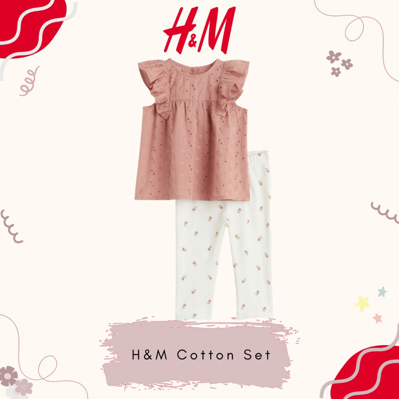 H&M Pakaian Stelan Anak/  Velour Set Pakaia Piyama Baju Tidur Setelan Anak Laki Laki Dan Perempuan B