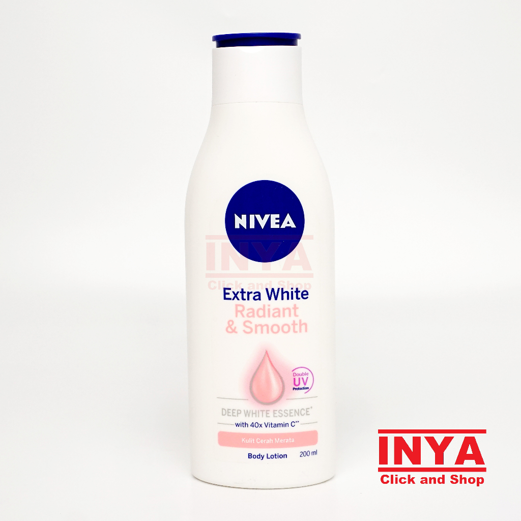 NIVEA EXTRA WHITE RADIANT AND SMOOTH 200ml - Hand and Body Lotion