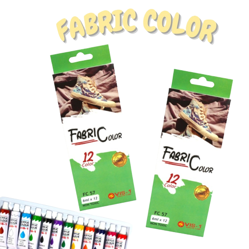 

VIS-1 FABRIC COLOUR 12 WARNA 6ML FC-57