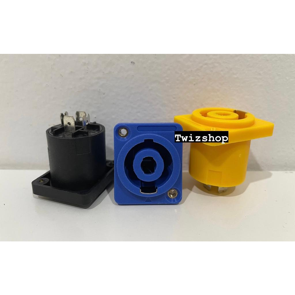 Soket Spikon Original / Socket Speakon Female 4P Jack Konektor Audio