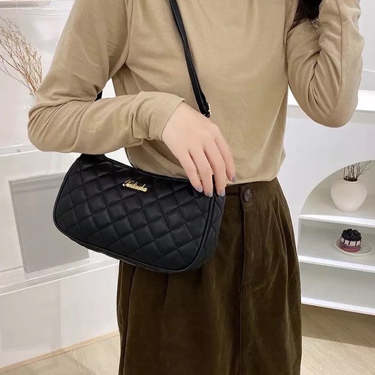 PROMO SALE 7.7 - TAS SELEMPANG WANITA IMPORT KULIT COKLAT SLOVENE TA487B7 PREMIUM SLING BAG CEWEK KOREA FASHION KEKINIAN REMAJA MURAH