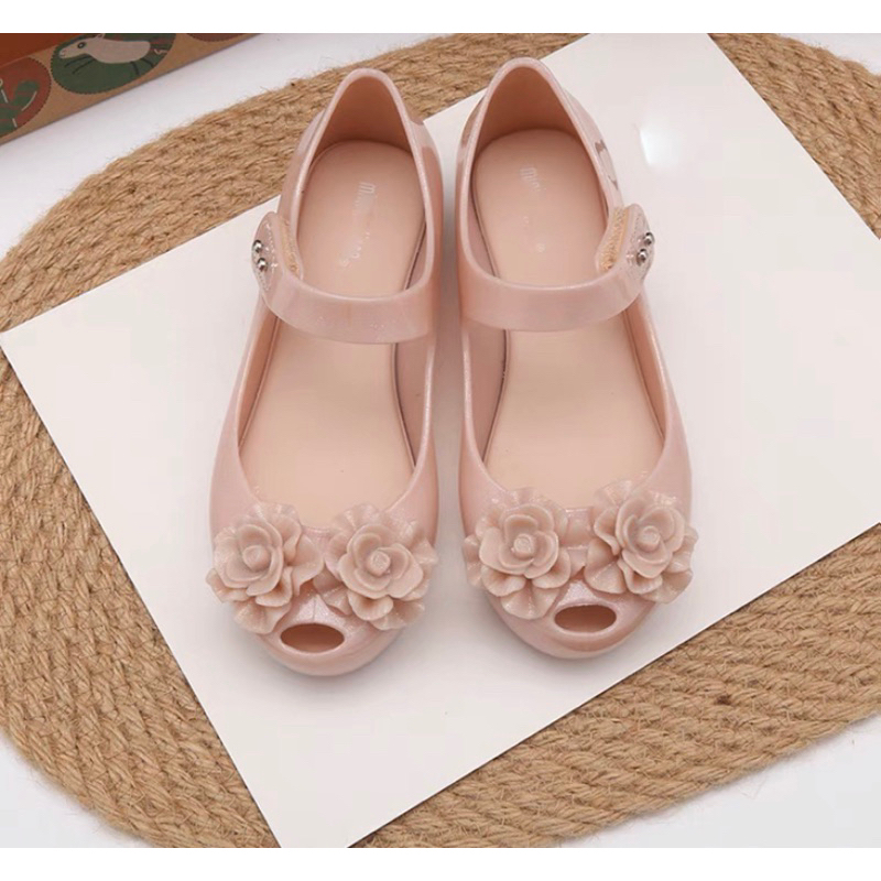 Sepatu sandal jelly anak minimelissa flower