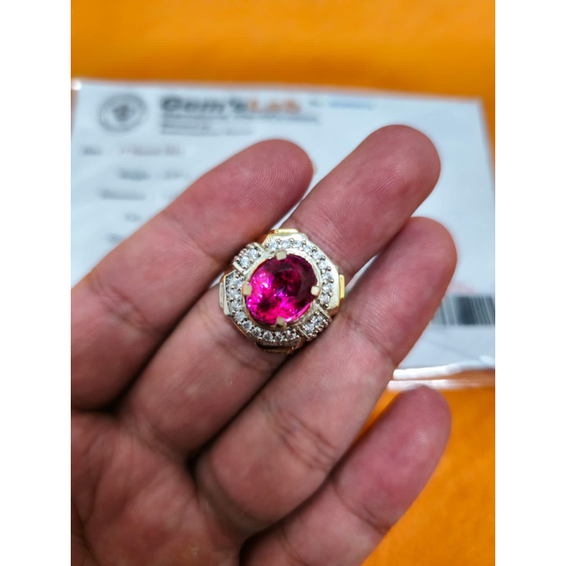 natural pink topaz