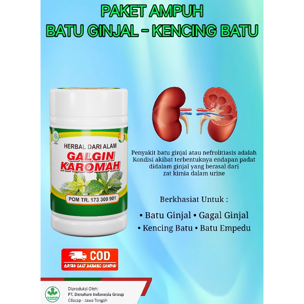 Obat Cina Penghancur Batu Ginjal - Obat De Nature Galgin Karomah Untuk Batu Ginjal, Batu Empedu