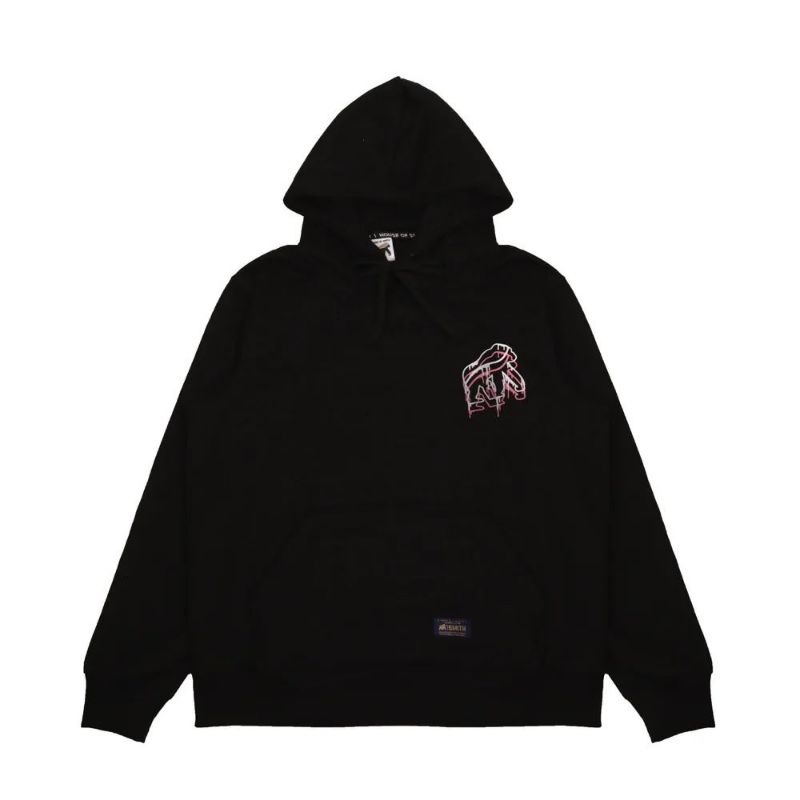 House of smith Hoodie Grafiti Hitam katun unisex