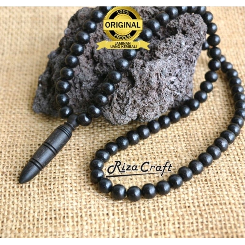 kalung kayu kokka warna tidak luntur