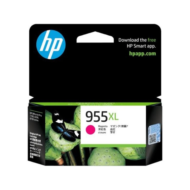 tinta cartridge hp 955xl black &amp; 955xl colour original for HP OfficeJet Pro 7720,7730,7740,8210,8216,8710,8720