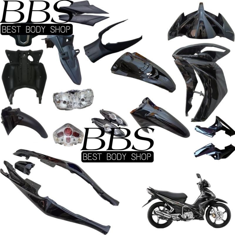 Full Cover Body Yamaha Jupiter Z 2010 2011 2012 | Full Set Bodi Jupiter Z Robot Warna Hitam / Biru /