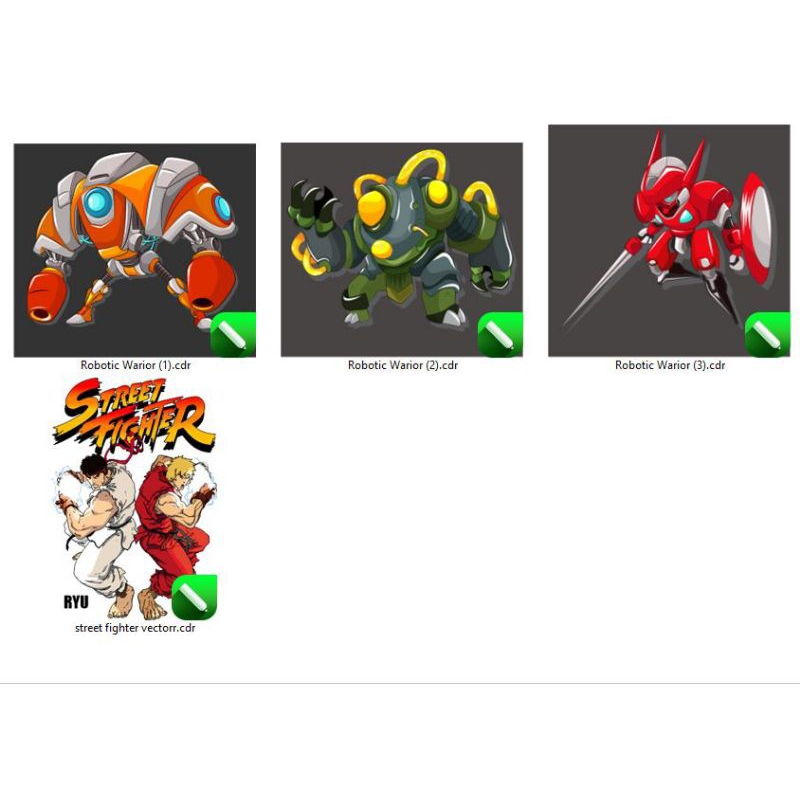 Super Heroes Charagther Vector - Coreldraw