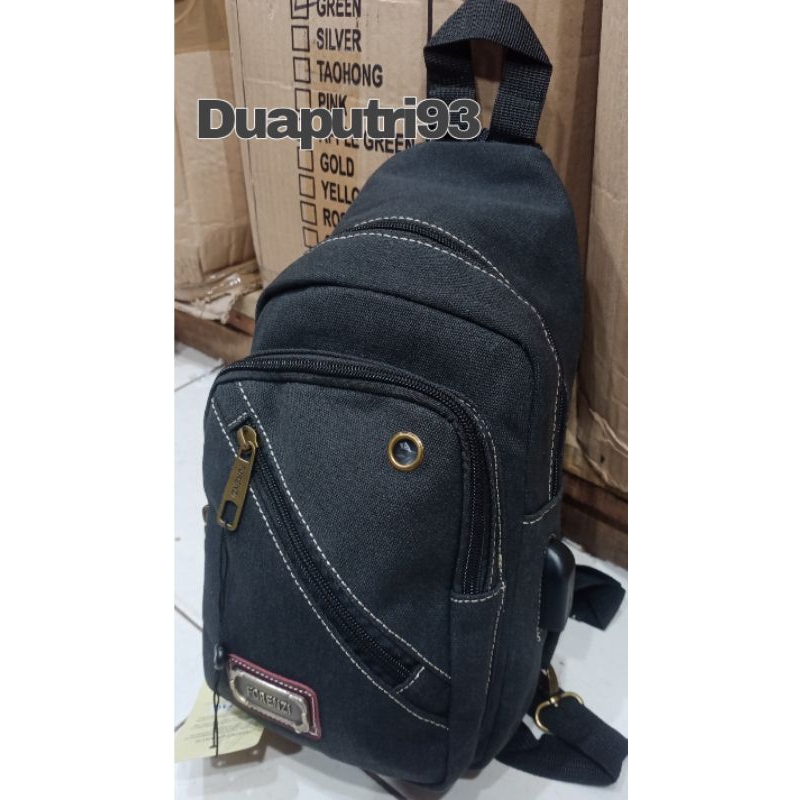 Di obral tas waisetbag tas sling bag forenzi multi pungsi produk ori