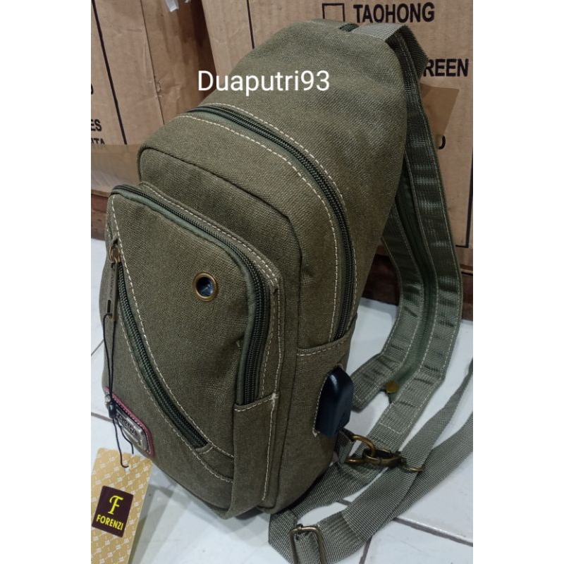 Di obral tas waisetbag tas sling bag forenzi multi pungsi produk ori