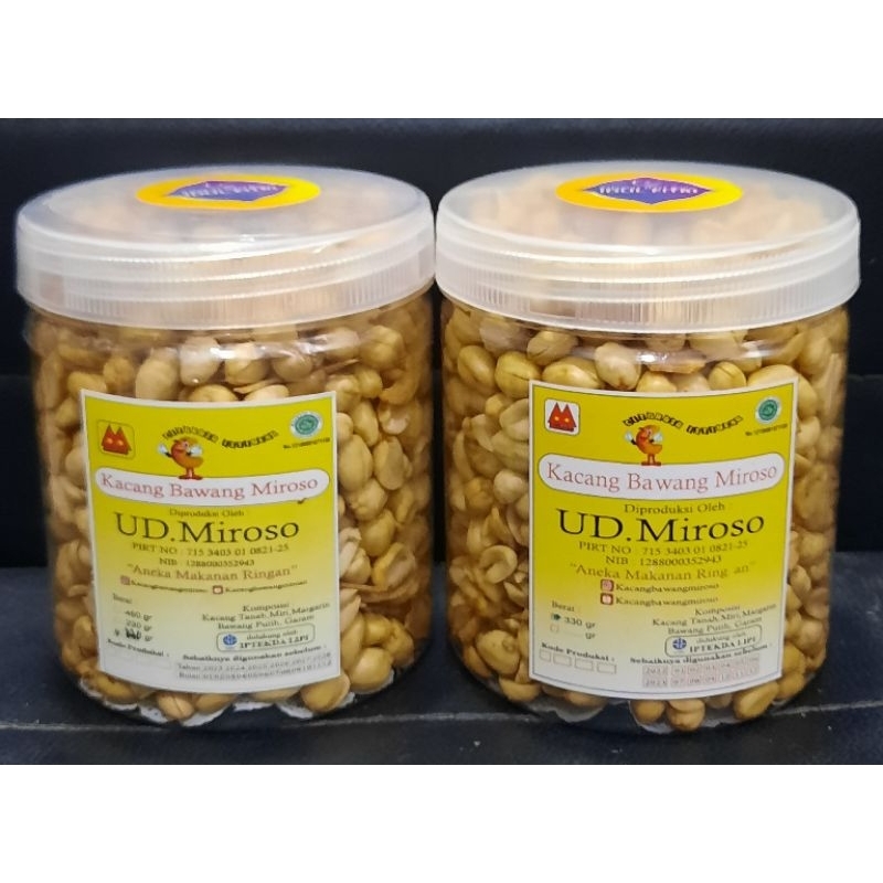 

kacang bawang miroso toples 500ml UD Miroso GK