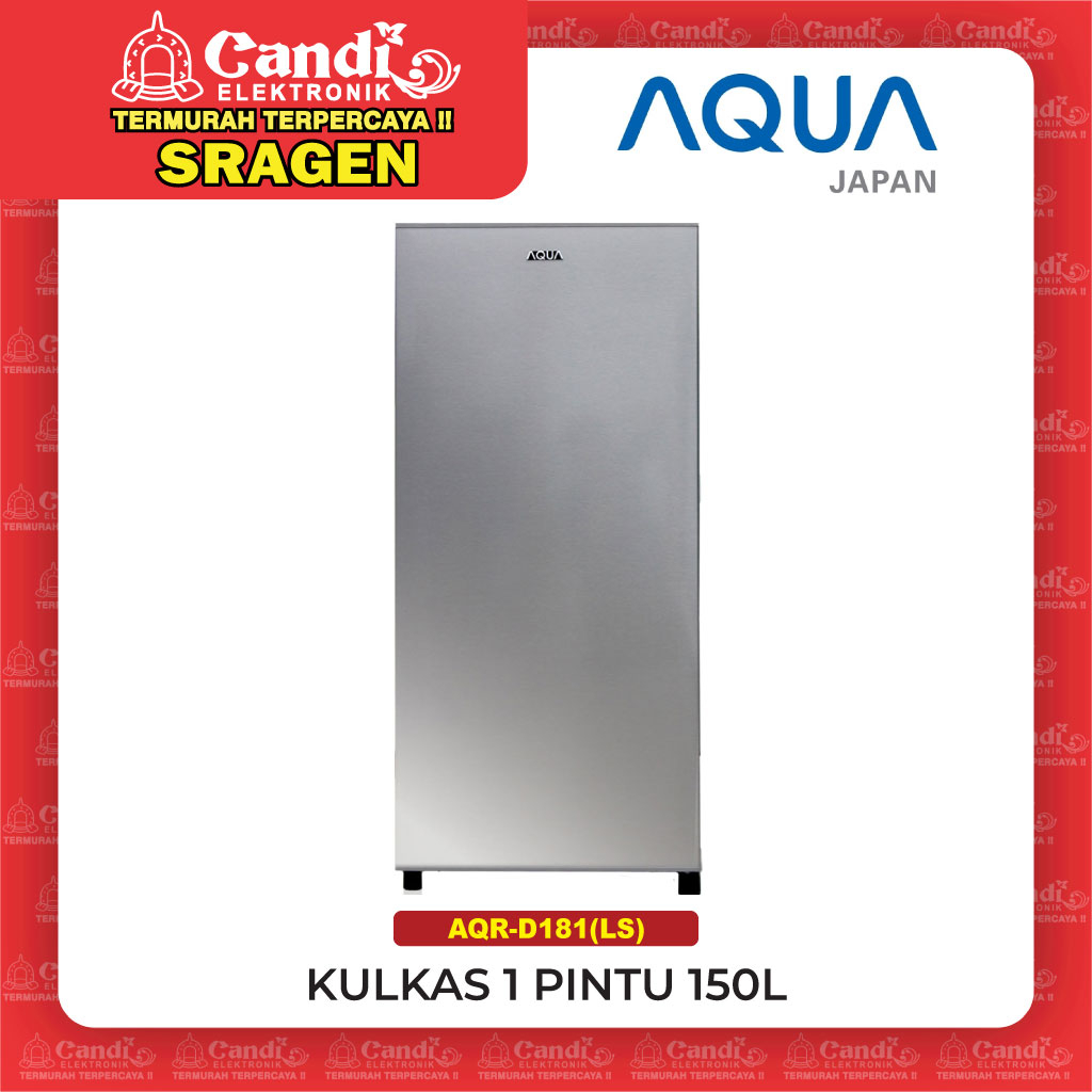 AQUA Kulkas 1 Pintu 150 Liter - AQR-D181(LS)
