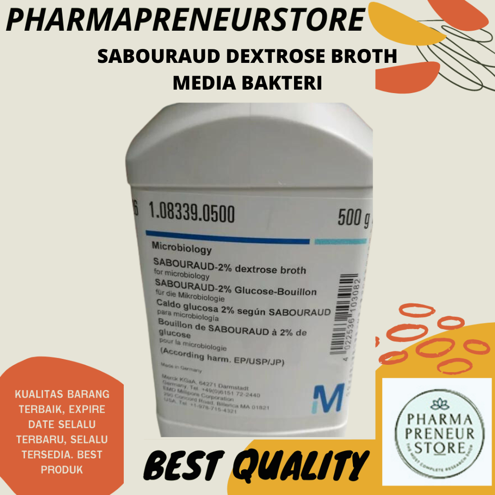 SABOURAUD DEXTROSE BROTH MERCK 50 GRAM DAN 100 GRAM BEST QUALITY