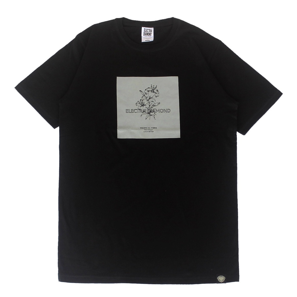 PalemOrganic Tshrit Baju Kaos Electra Diamond Kaos Tshirt Electra Diamond Tropical