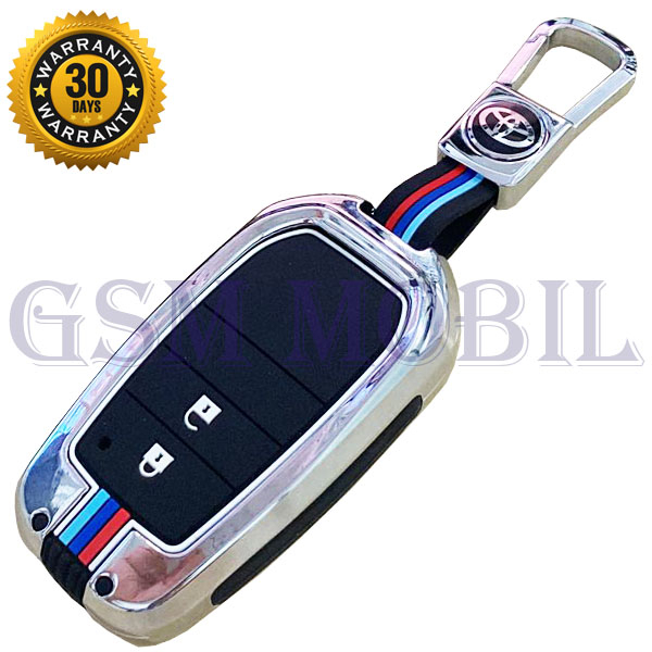 Casing Metal Elegant Kunci Remote Toyota Innova Venturer 2 Tombol