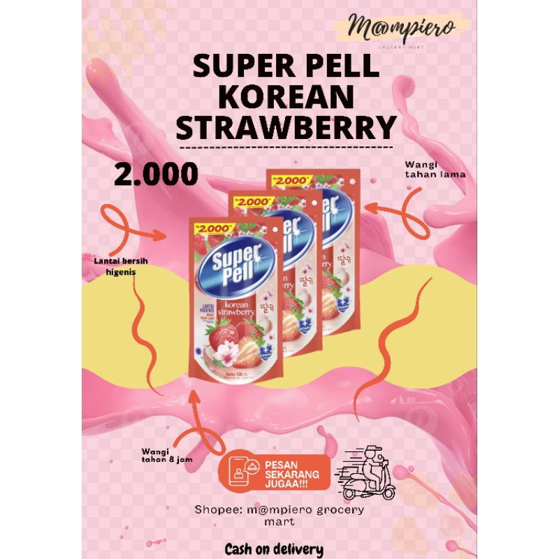 SUPER PELL KOREAN STRAWBERRY 100ml