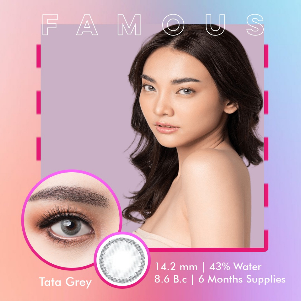 Famous With Biomoist Tata Grey Monthly Softlens Warna