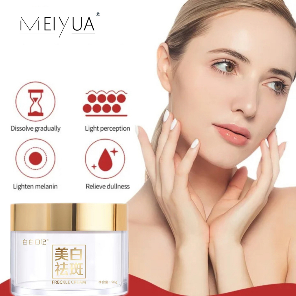 SK FI DIOR-SK Whitening Freckle Cream Remove Dark Spots Anti Freckle Cream Niacinamide Fade Pigmentation Melasma Brighten Creams-Krim Perawatan Kulit Pelembap Pemutih - Pigmentasi Mencerahkan