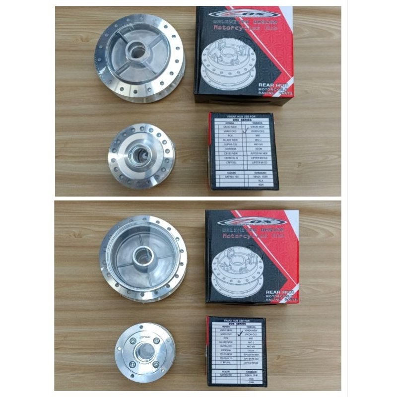 Tromol Vixion OLD Chrome Tromol Vix Old Depan Belakang.