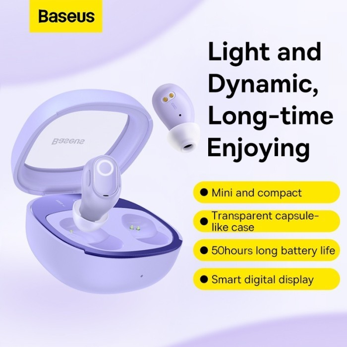 BASEUS Bowie WM02+ Plus 5.3 TWS True Wireless Bluetooth Earphone HiFi