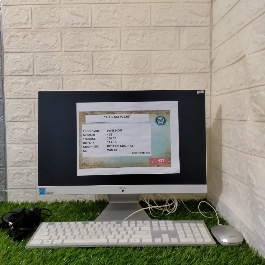 ASUS AIO V222G INTEL J4005 RAM 4 GB SSD 256 GB 22 INCH
