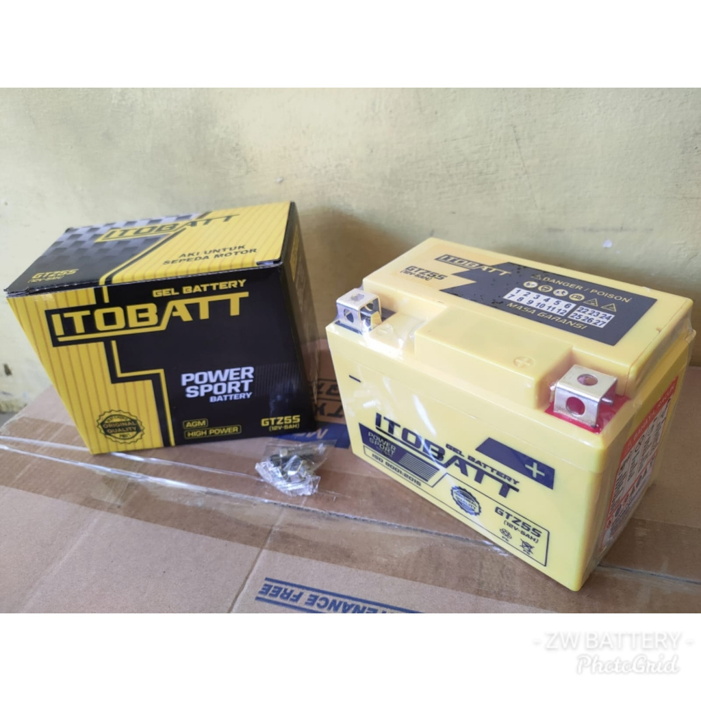 AKI MOTOR MIO SOUL, MIO GT, MIO M3/Z, MIO J, FINO GTZ5S ITOBATT GEL