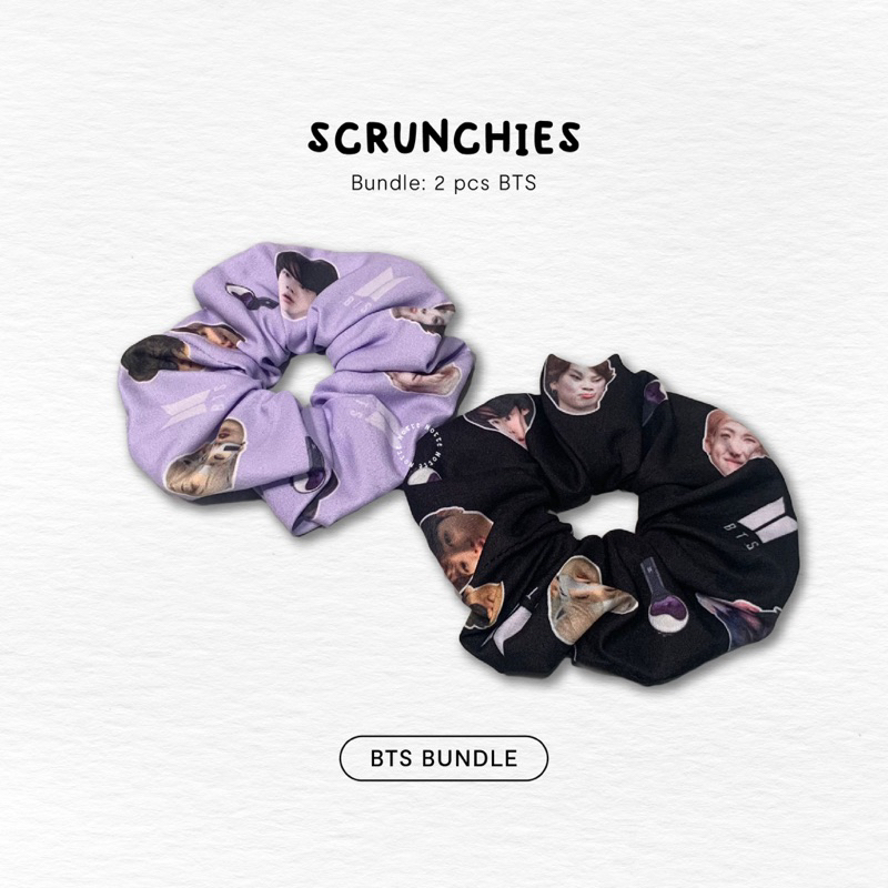 NOTTE - Scrunchies BTS / Seventeen / Brightwin Series | Ikat Rambut BTS / Brightwin