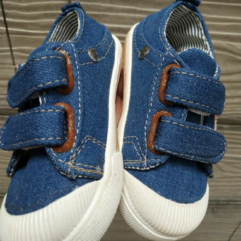 SALE JUAL RUGI KMS5 Navy 23 STOK LAMA Titipan Toko Sepatu Anak