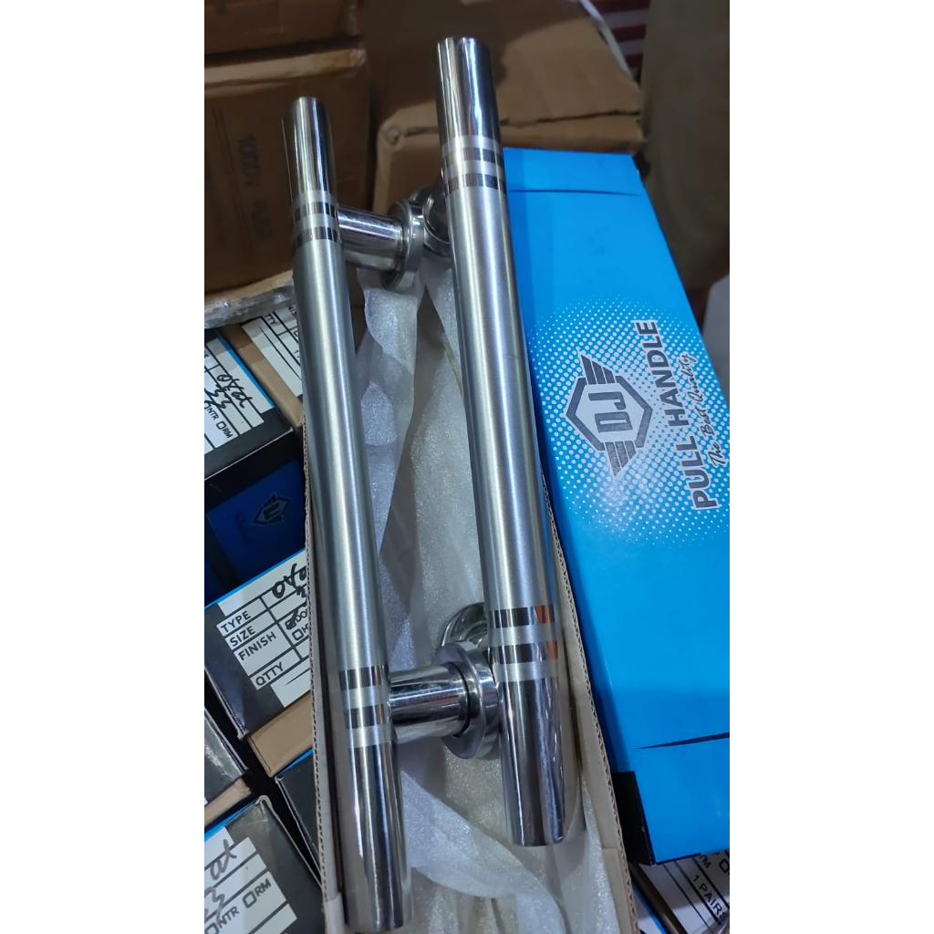 PULL HANDLE PINTU RUMAH OVAL 33CM SILVER TARIKAN PINTU DUA 2/ HANDLE HANDEL GAGANG PEGANGAN TARIKAN PULL HANDLE PINTU RUMAH OVAL  33CM SN PER SET BERKUALITAS