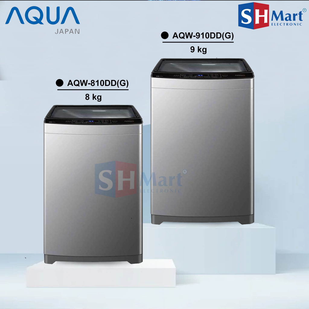 MESIN CUCI AQUA 1 TABUNG 8 KG / 9 KG AQW-810DD / AQW-910DD BATIK CARE GARANSI RESMI