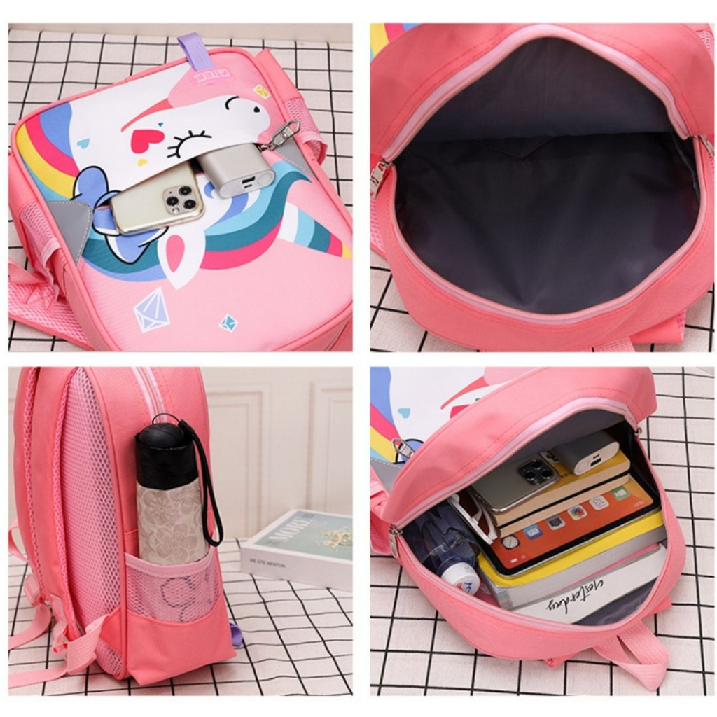 [MONA] Tas Ransel Sekolah Buat TK dan PAUD Gambar Lucu Kualitas Import Premium -M0229