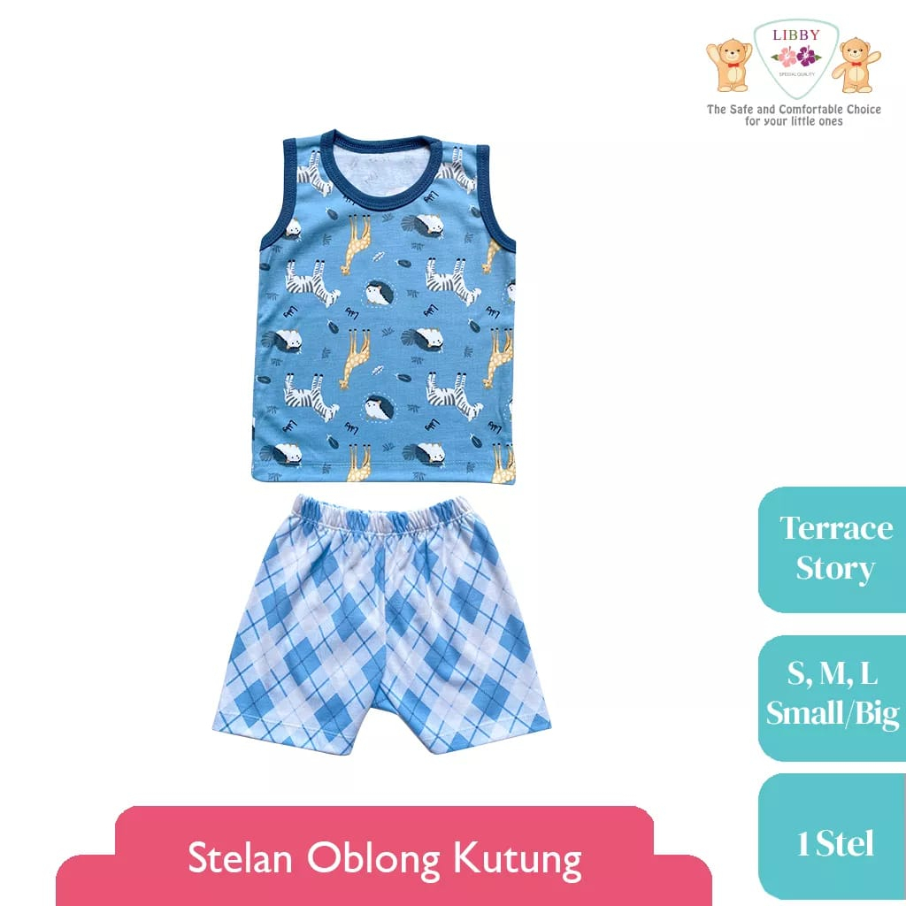 Libby Setelan Oblong Singlet Terrace Story Series (3 pcs)