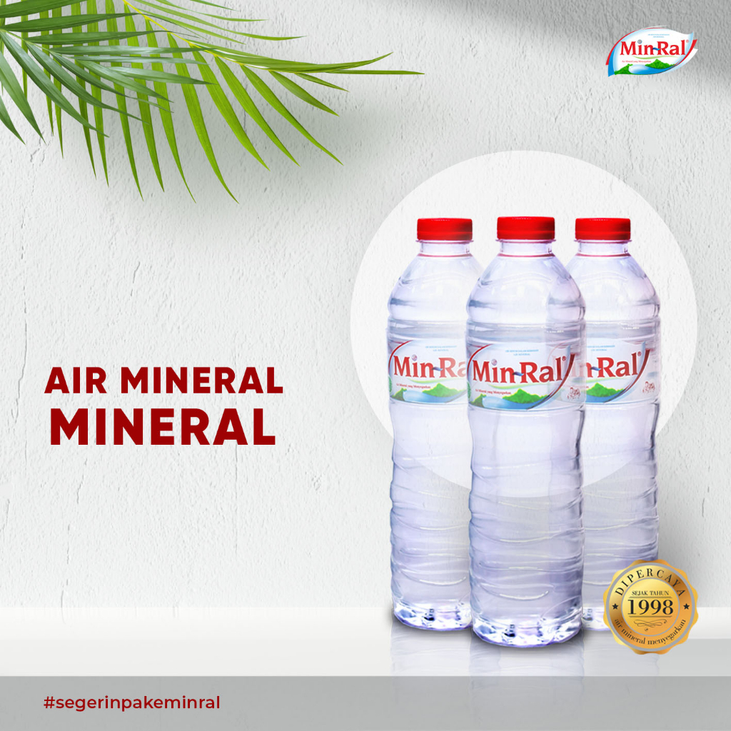 

Botol MINRAL 600ML isi 24 botol