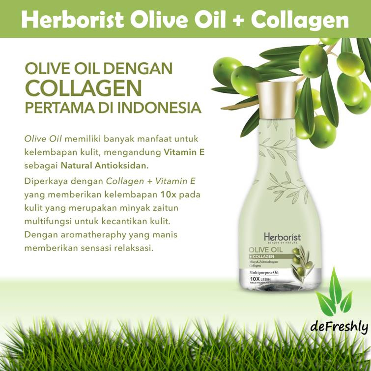 Herborist Minyak Zaitun + Collagen / Olive Oil + Collagen 75ml